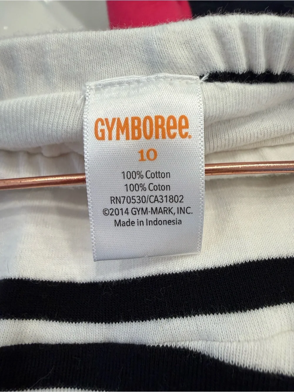 Gymboree striped skirt (with built-in under shorts)